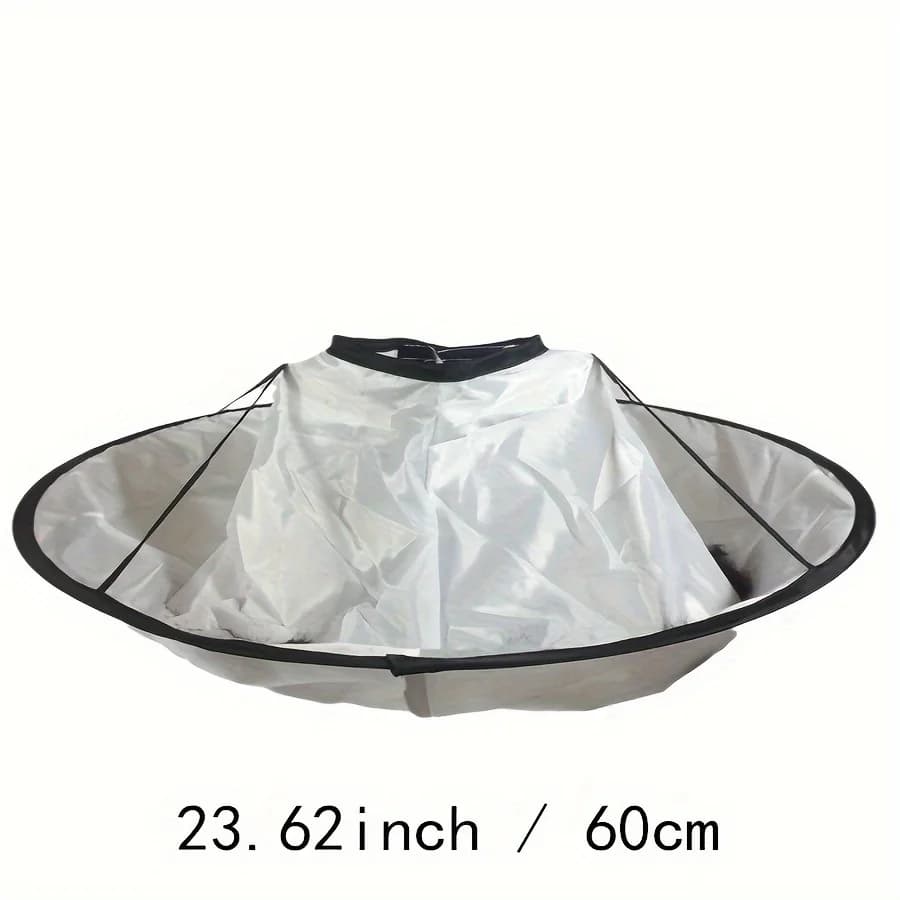 non‑stick hairdressing cloak with adjustable neck wrap — image 4