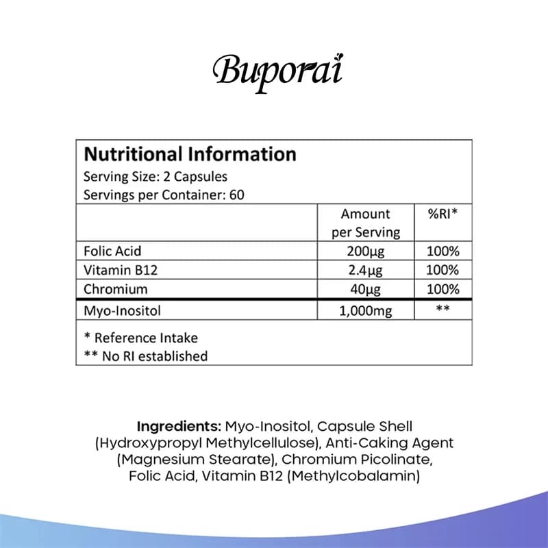 bottle of myo inositol supplement — image 2