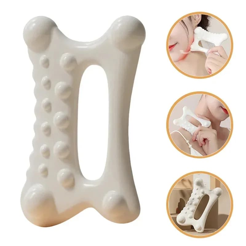 facial scraping massage board for full body use — image 3