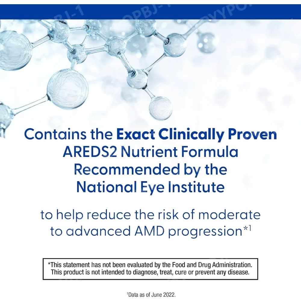 AREDS2 eye vitamin and mineral supplement bottle — image 3