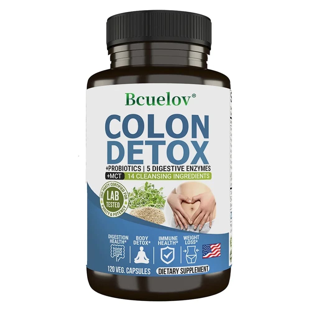 colon cleanser supplement bottle with probiotics — image 7