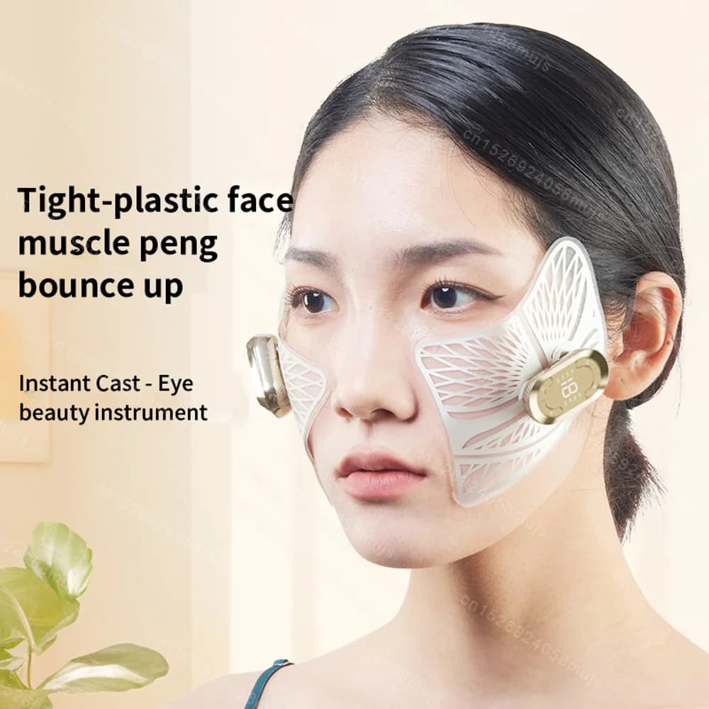 handheld EMS facial eye massager device — image 5