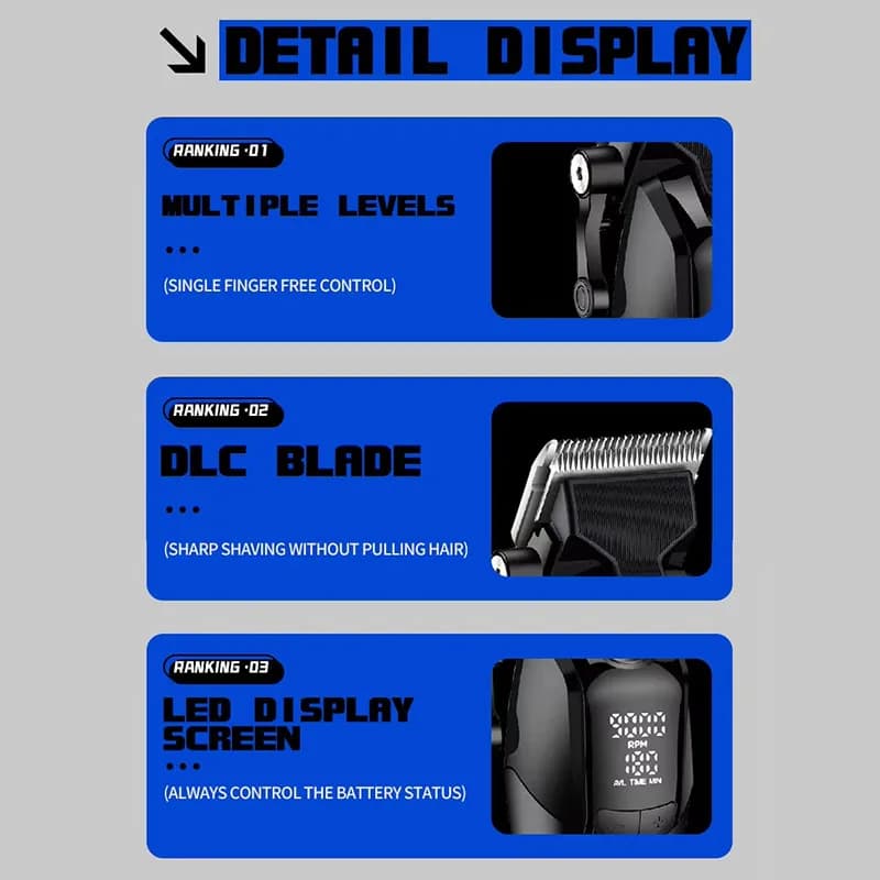 Kemei 10W professional electric hair clipper — image 5