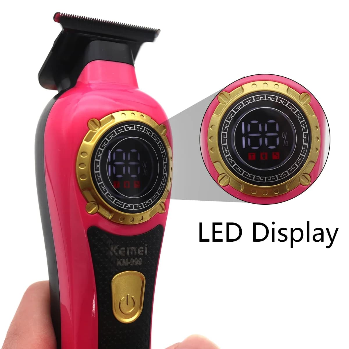 Kemei KM-999 hair trimmer with LED display — image 5