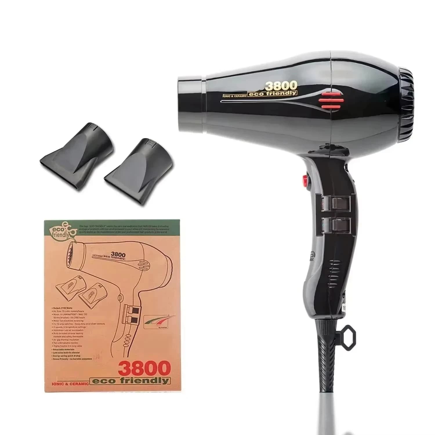 2100W hair dryer with negative ion technology — image 4