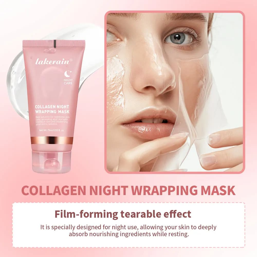 collagen facial mask with brush — image 5