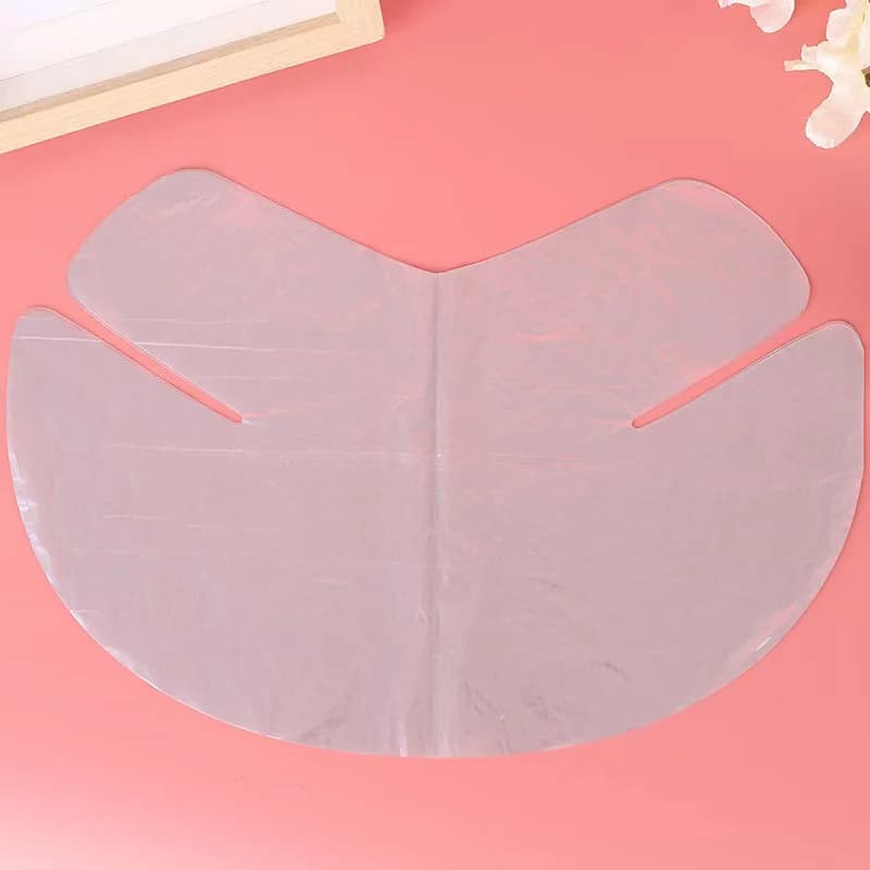 transparent disposable neck mask wrap — image 3