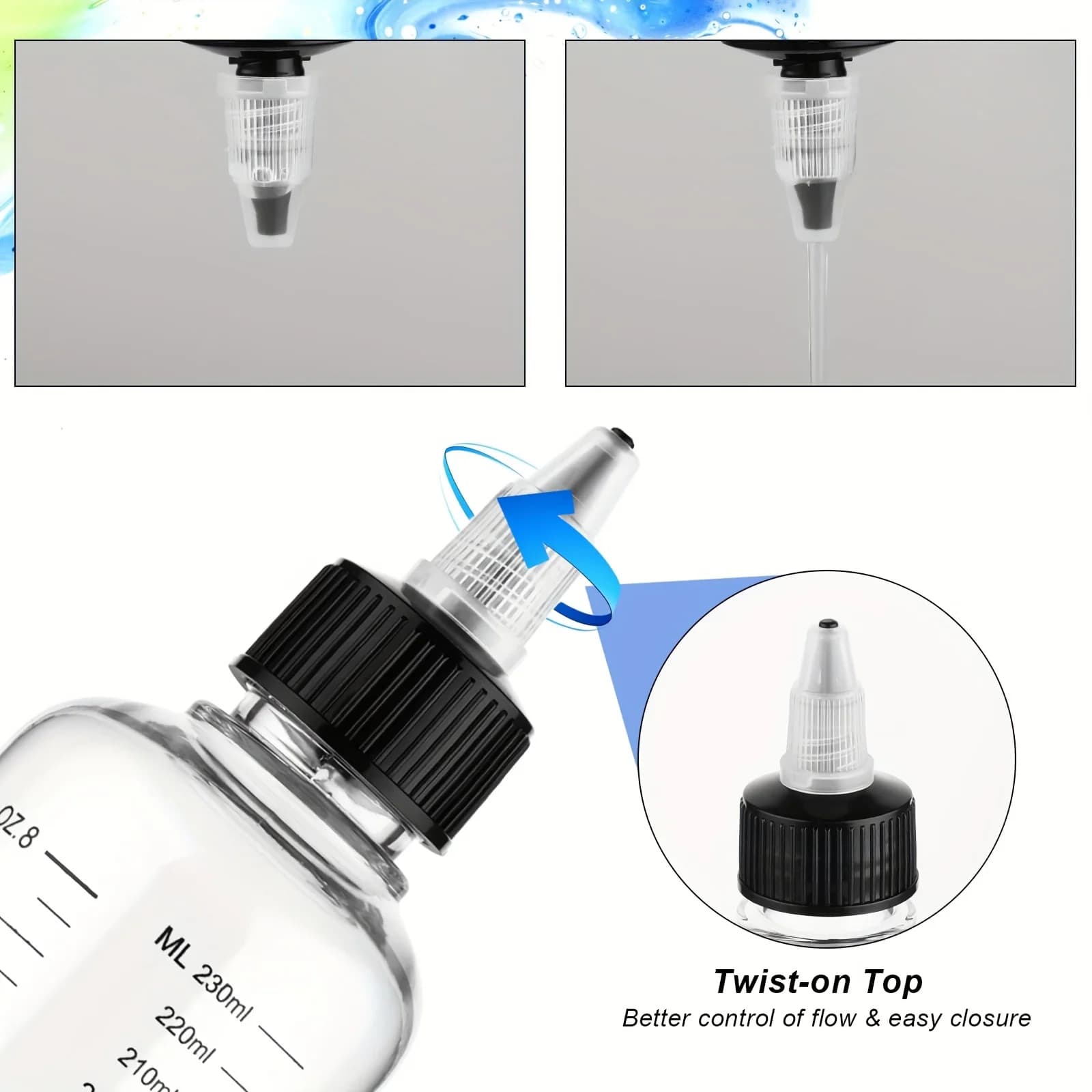graduated squeeze bottle 250ml — image 5