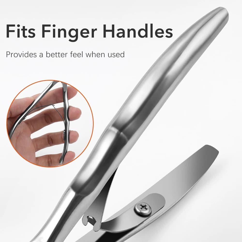 Straight blade toenail clipper for thick and ingrown nails — image 4