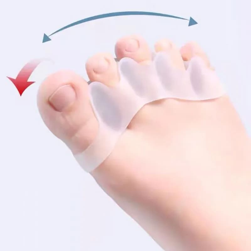 silicone toe separator set two pairs — image 2