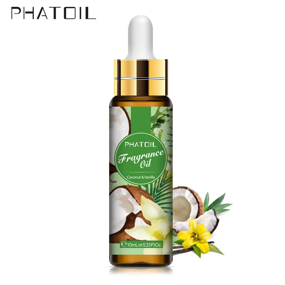 Coffee coconut vanilla essential oil bottle — image 2
