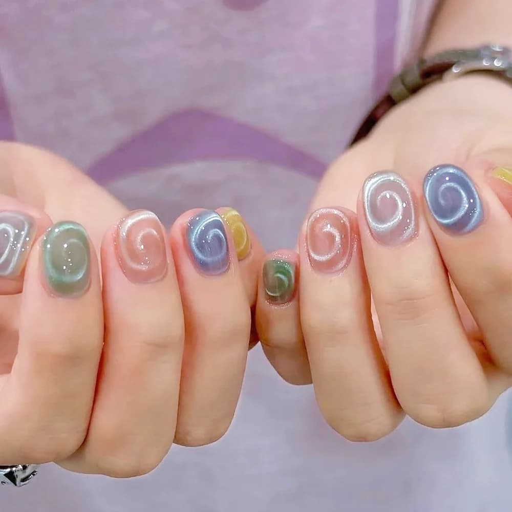 Lollipop Vortex cat eye magnetic nail pen — image 4