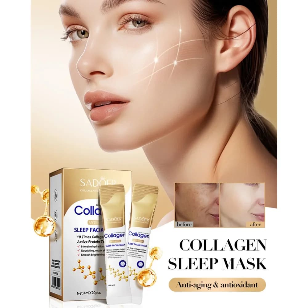 SADOER collagen sleeping facial mask sheet — image 3