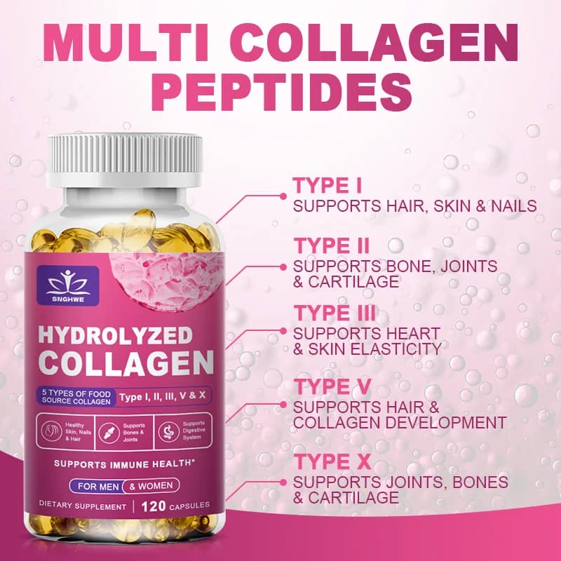 hydrolyzed collagen and hyaluronic acid capsules — image 2