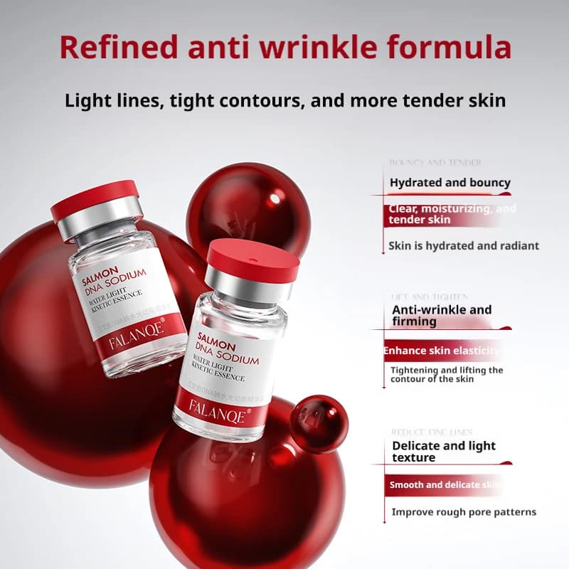 Salmon DNA anti-wrinkle serum ampoule bottle — image 4