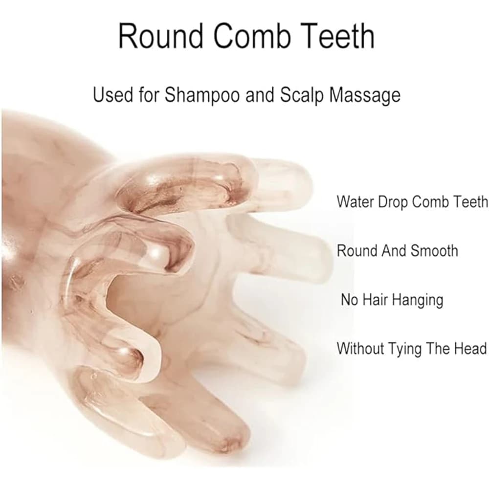 Octopus-shaped wide meridian massage comb — image 4