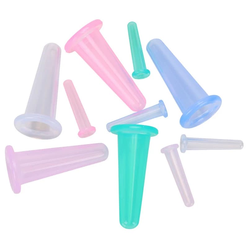 four silicone vacuum cupping jars — image 3