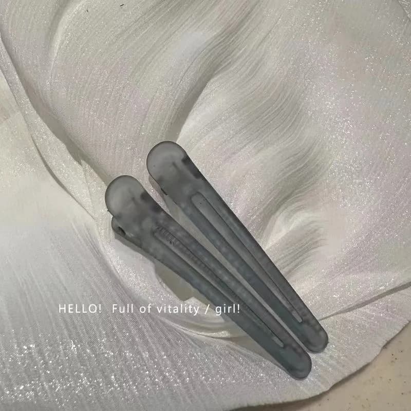 Two bright candy‑colored 7.5 cm duckbill hair clips — image 3