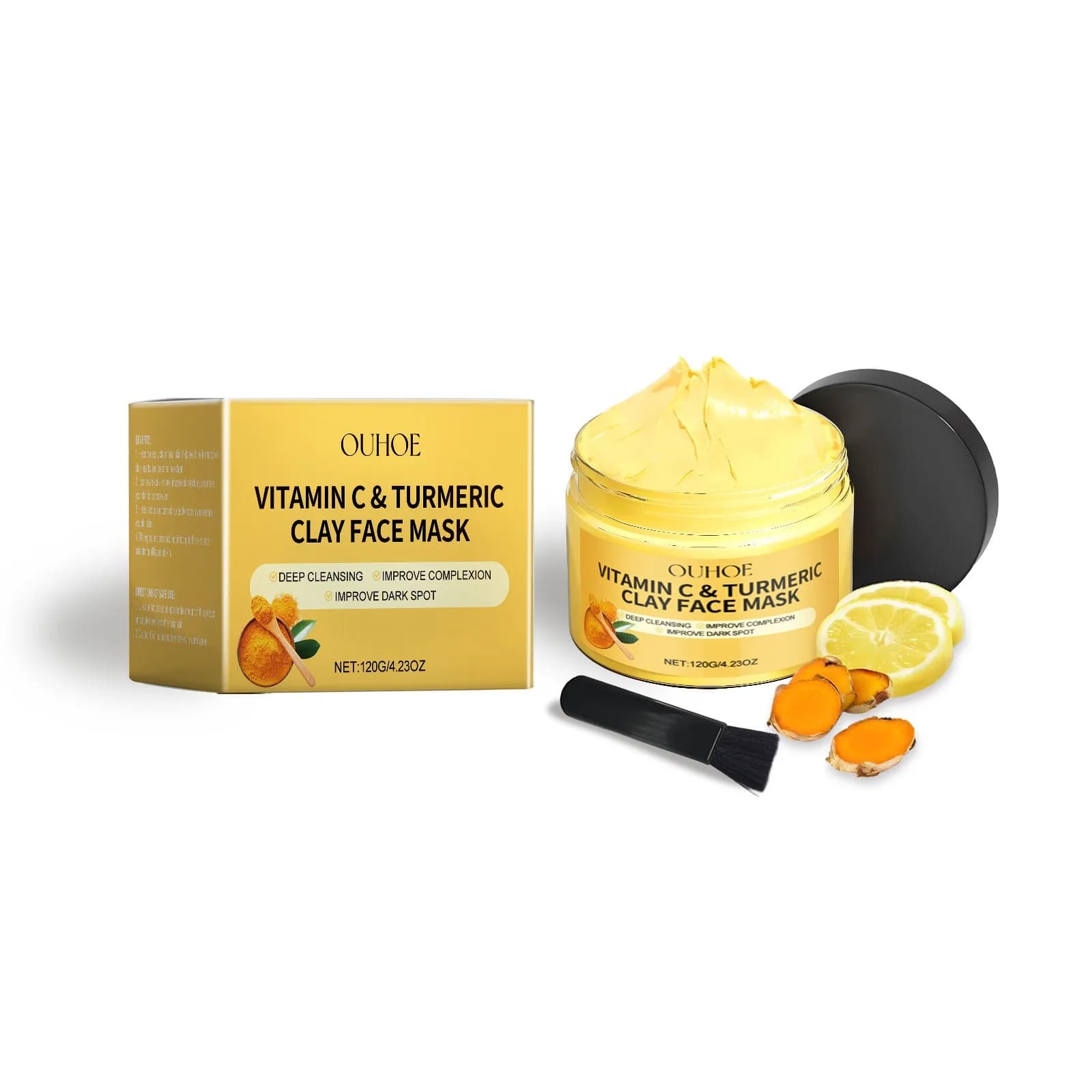 Vitamin C and turmeric exfoliating facial mask — image 7