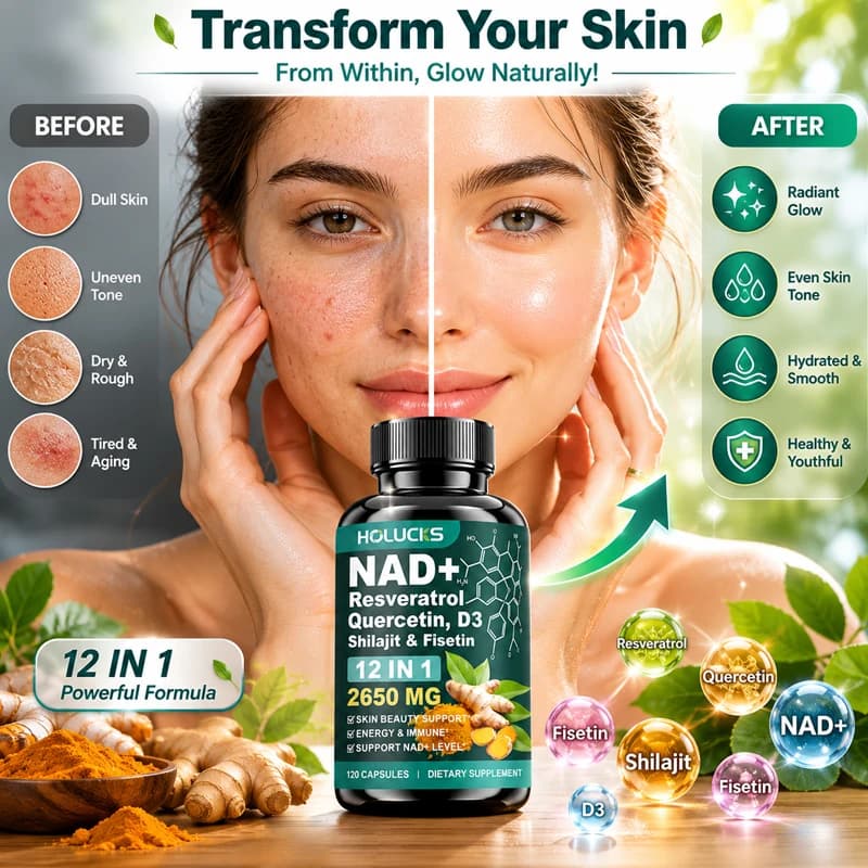 NAD+ and resveratrol supplement capsules — image 5