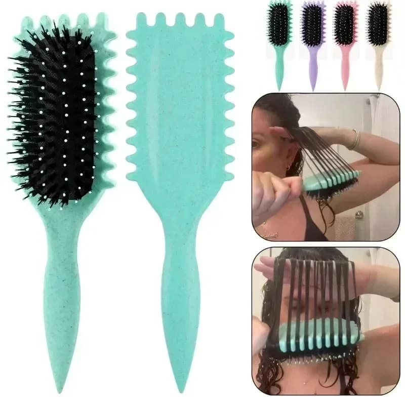 Salon curly hair styling brush — image 2