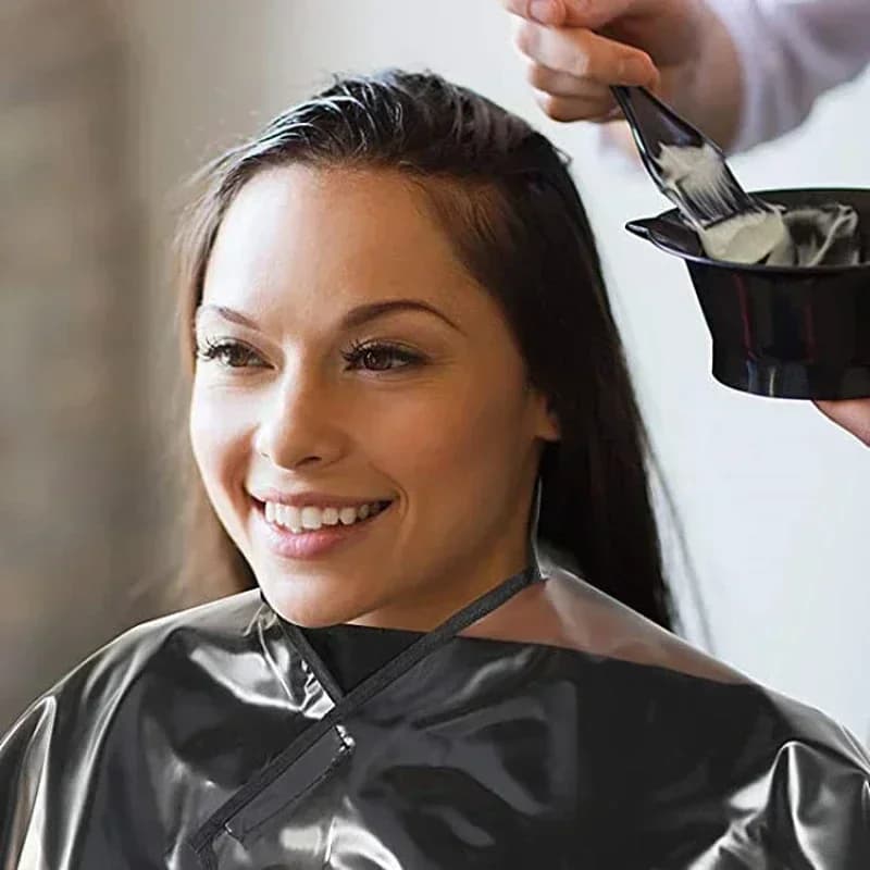 waterproof hair cutting collar and cape — image 6