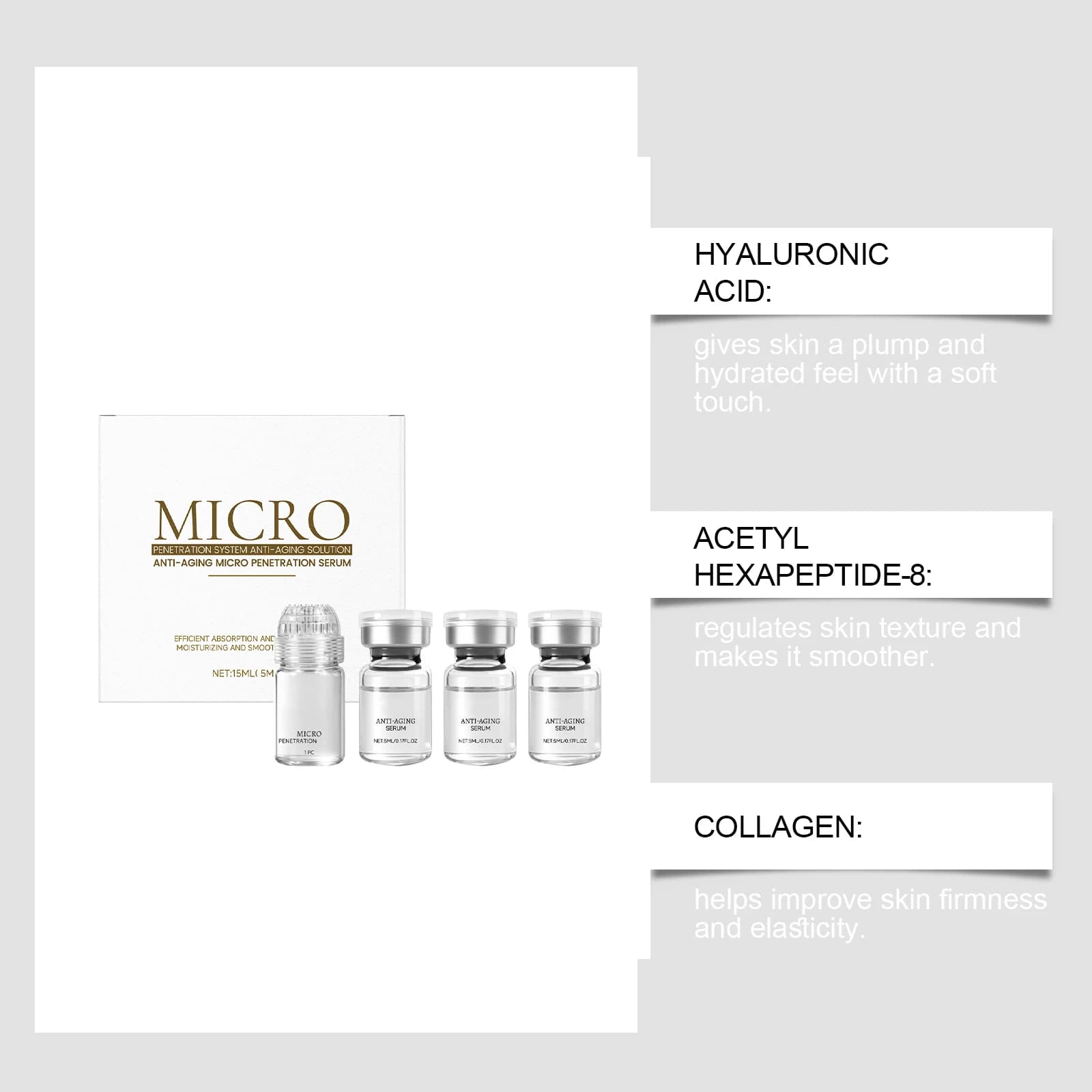 Collagen repair skin care set with firming and lifting creams — image 4