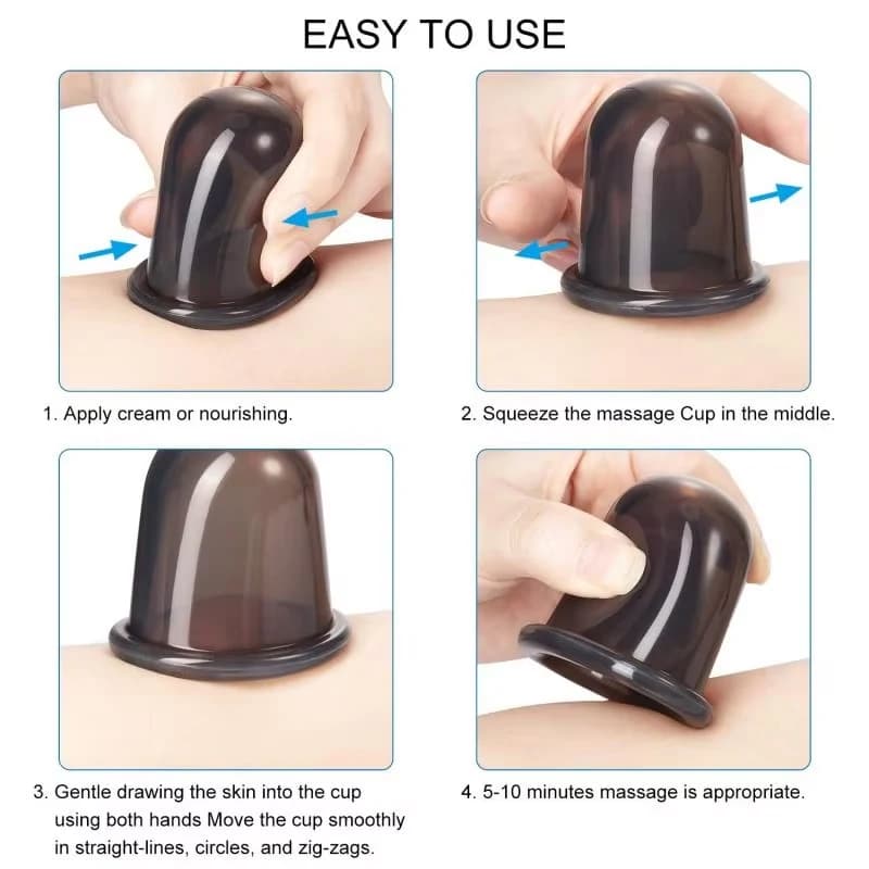 silicone vacuum cupping massage jar — image 2