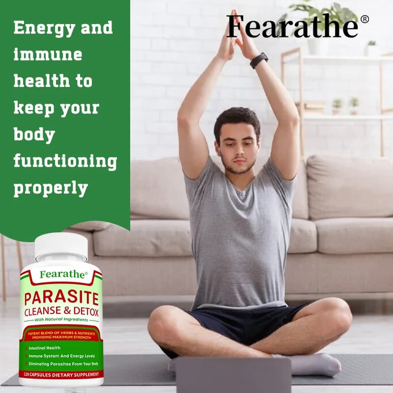 bottle of parasite cleanse supplement — image 4