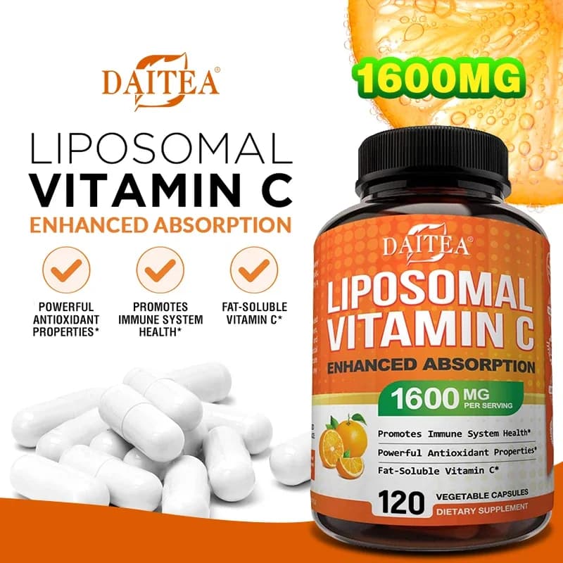 bottle of liposomal vitamin c 1600 mg — image 3