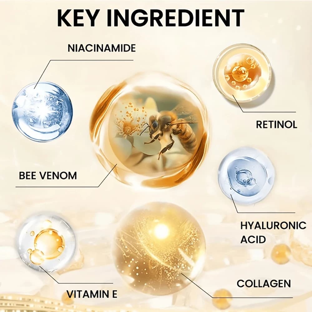 bee venom collagen face cream tube — image 2