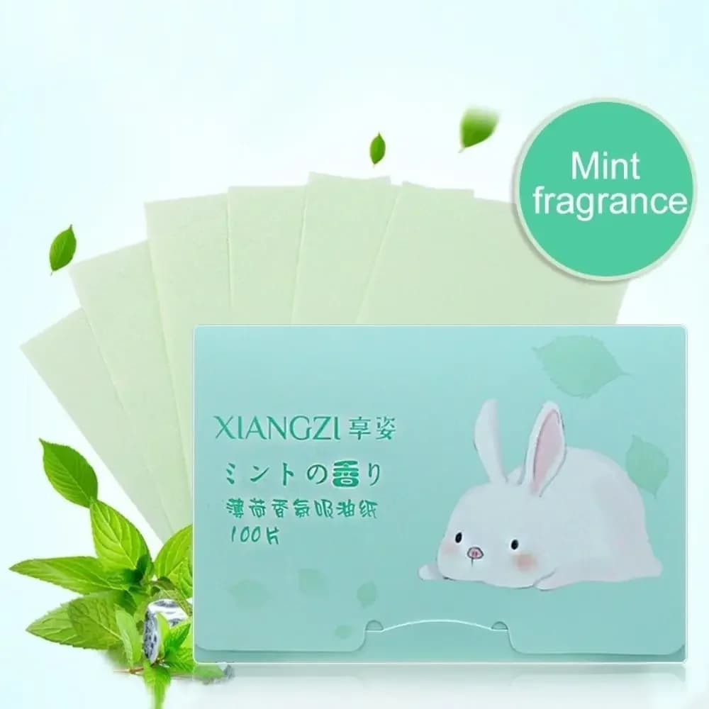 green tea facial oil absorbing paper sheets — image 8