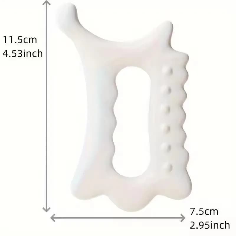 Resin Gua Sha scraping board for face and body — image 2