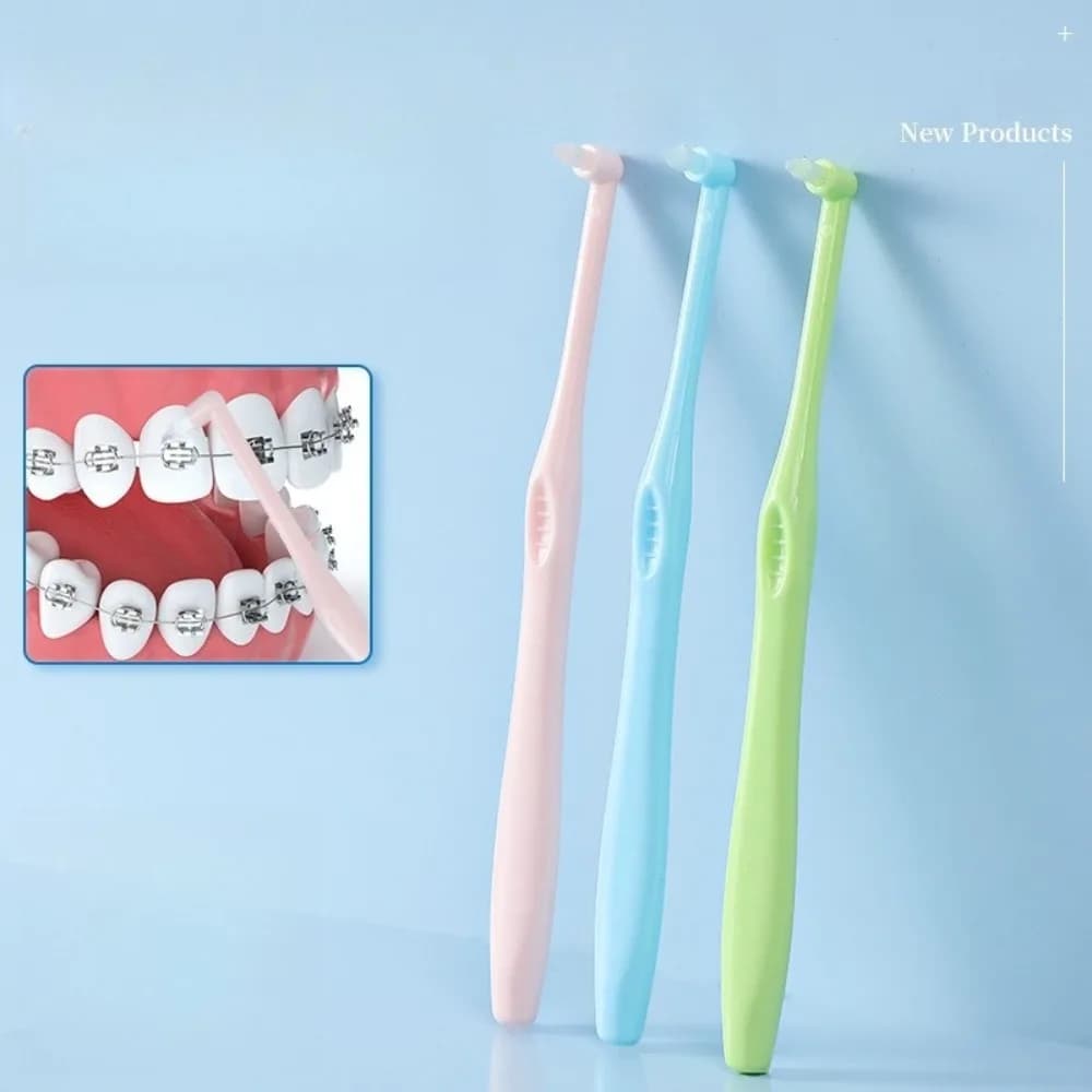 soft small-head single-beam toothbrush — image 1