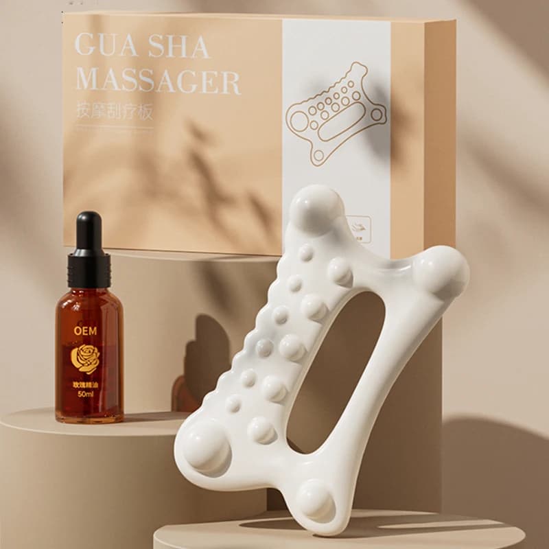 Resin Gua Sha Facial Massage Board – Portable Scraping Tool