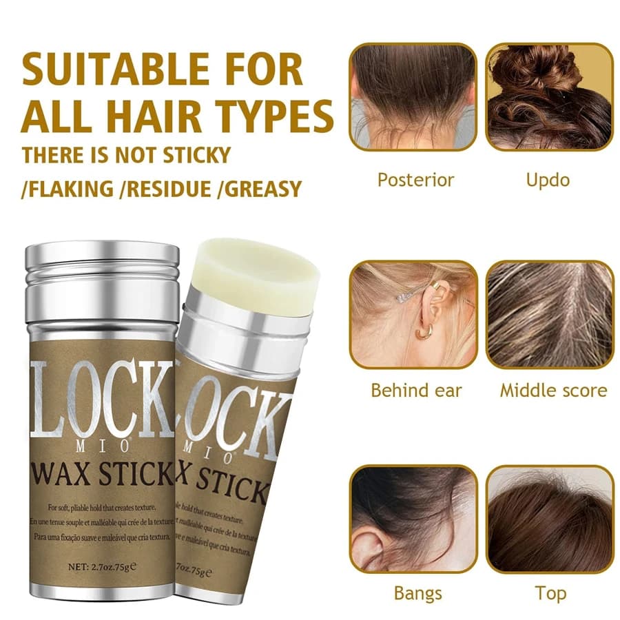 wax stick with natural coconut oil for hair edge control — image 5