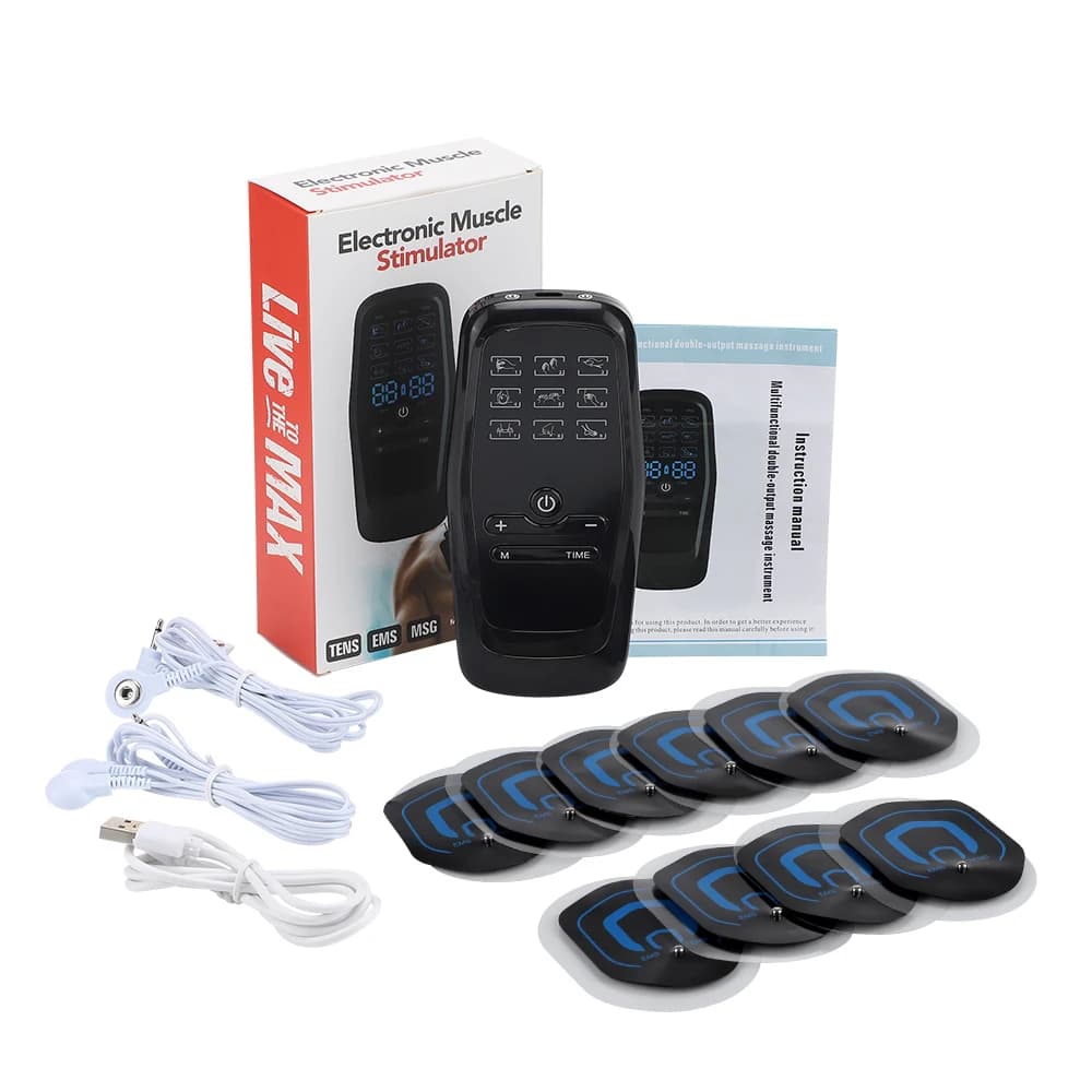 EMS muscle stimulator device with interchangeable pads — image 1