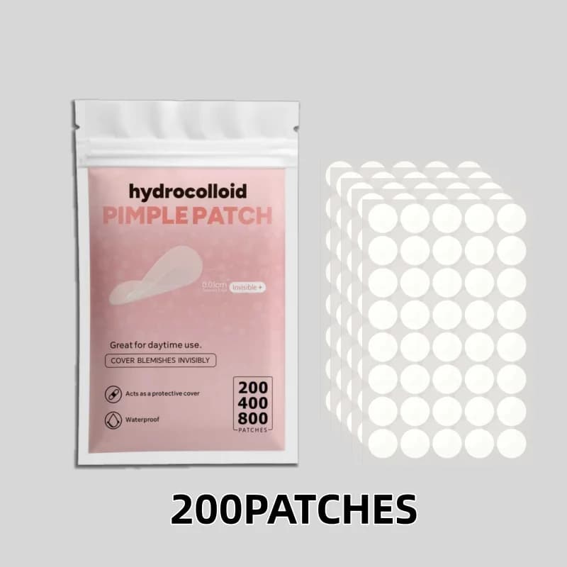 clear hydrocolloid pimple patches in mixed sizes — image 2