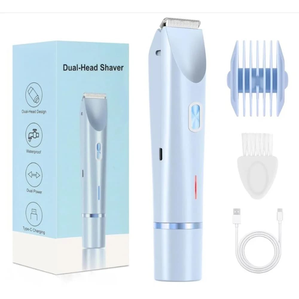 waterproof dual-head bikini and body trimmer for women — image 8