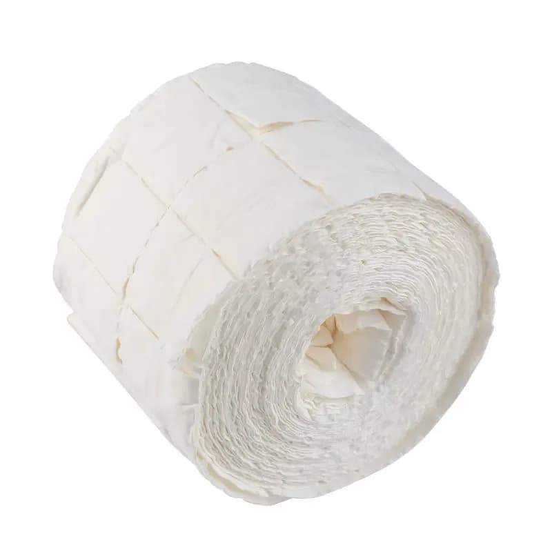 lint-free cotton nail polish remover pads roll — image 5