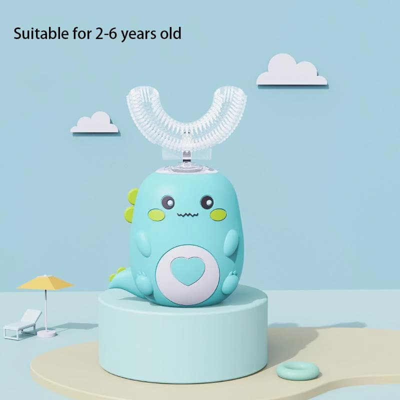 U‑shaped electric toothbrush for children with cartoon design — image 8