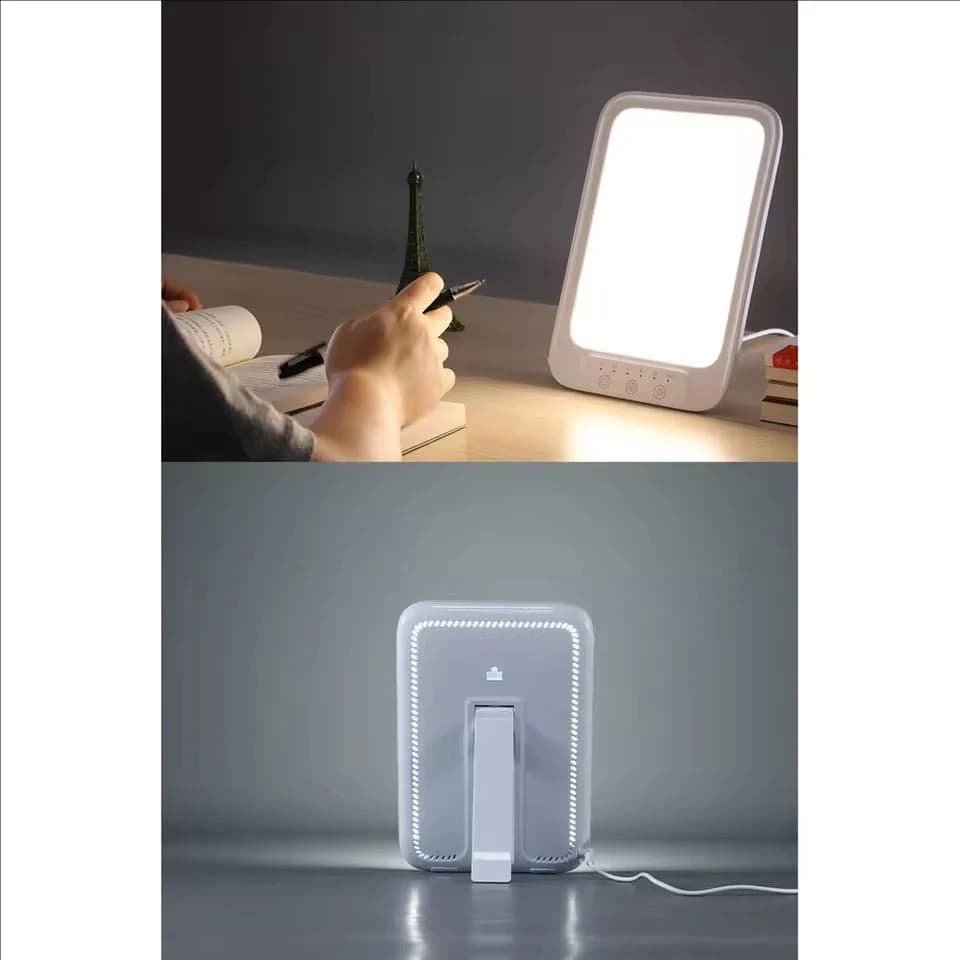 LED daylight therapy lamp with cool and warm light settings — image 3