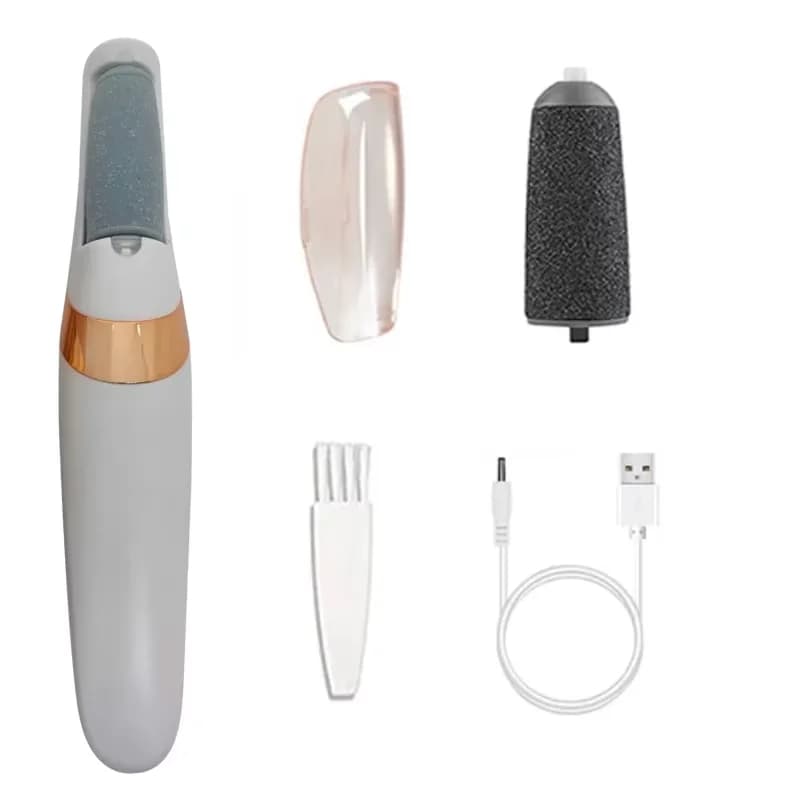Rechargeable electric foot file with ten interchangeable heads — image 7