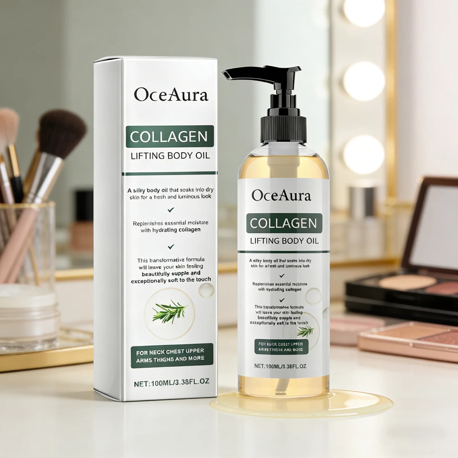 collagen body oil bottle 100ml — image 4