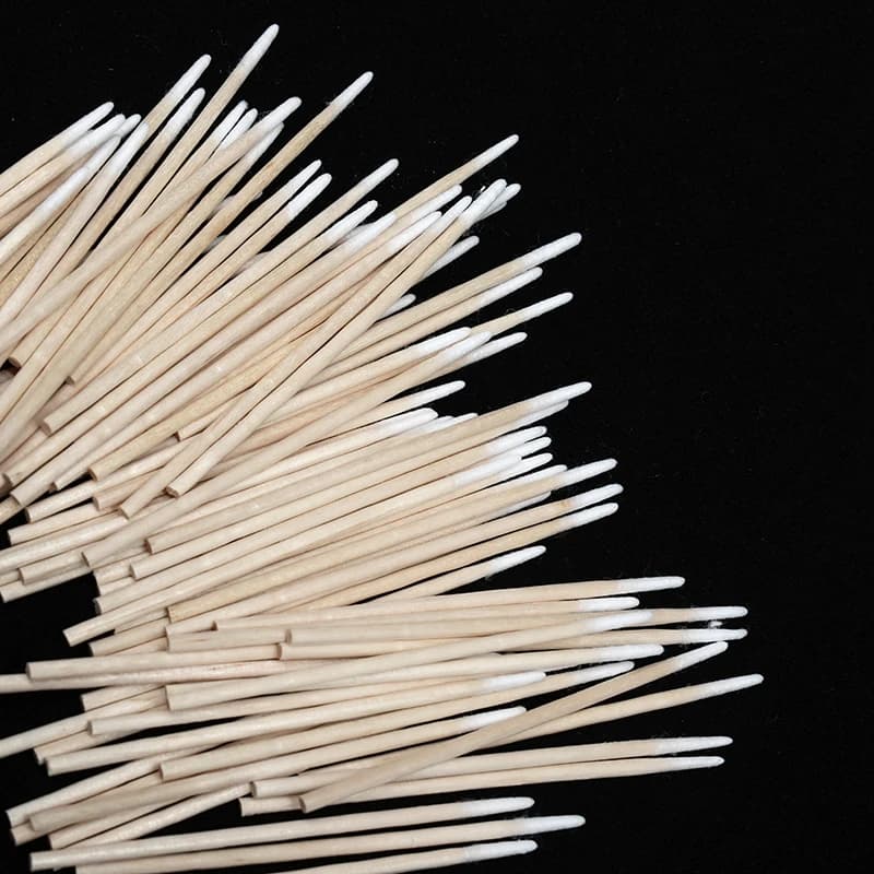 wooden cotton swabs for nail polish removal — image 4