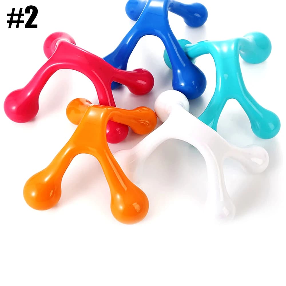 handheld deep tissue massager with 4‑leg acupressure head — image 8