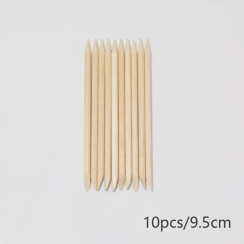 orange wood cuticle pusher sticks — image 7