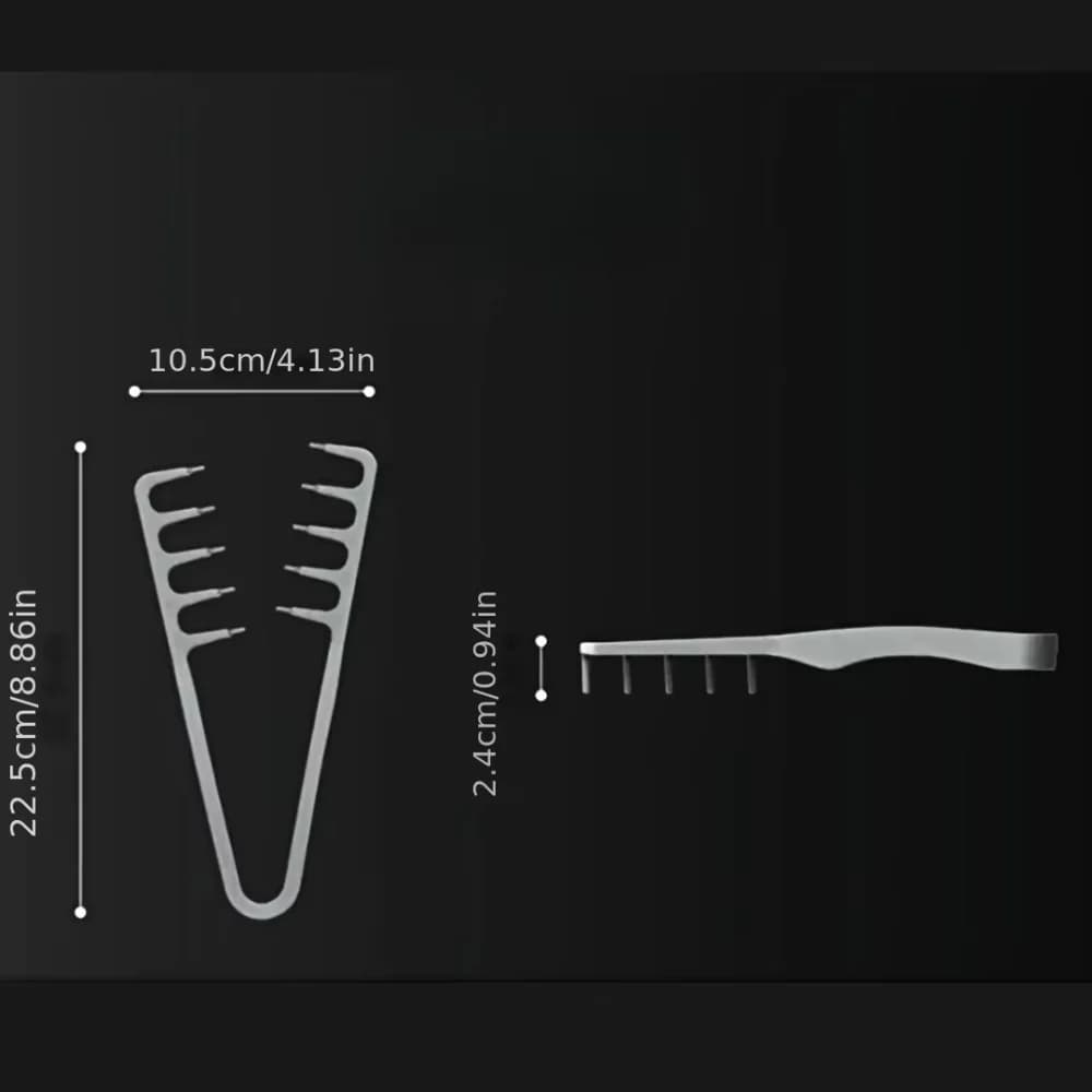 fluffy wide-tooth styling comb — image 6
