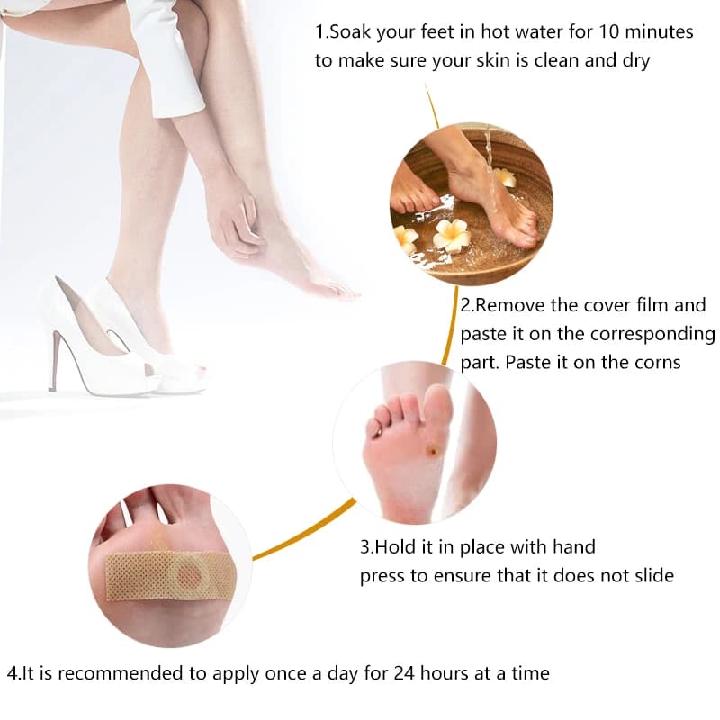 adhesive foot care patch pack — image 4