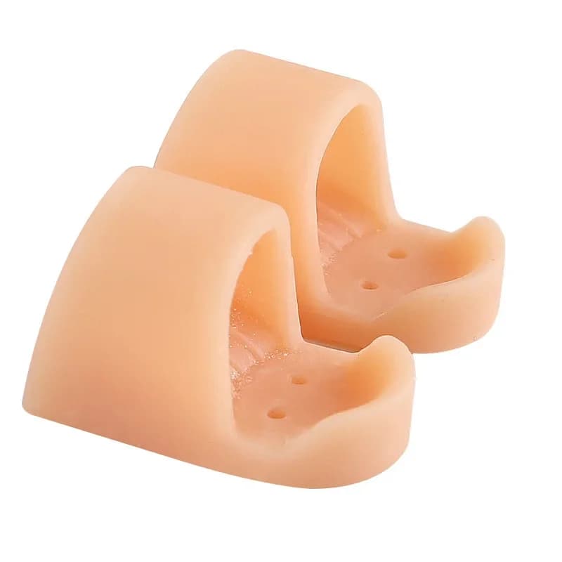 silicone toe straightener and bunion protector pair — image 8